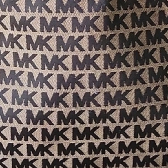 Michael Kors Black Jaquard Signature Canvas with Leather Straps Abbey Backpack main image 14